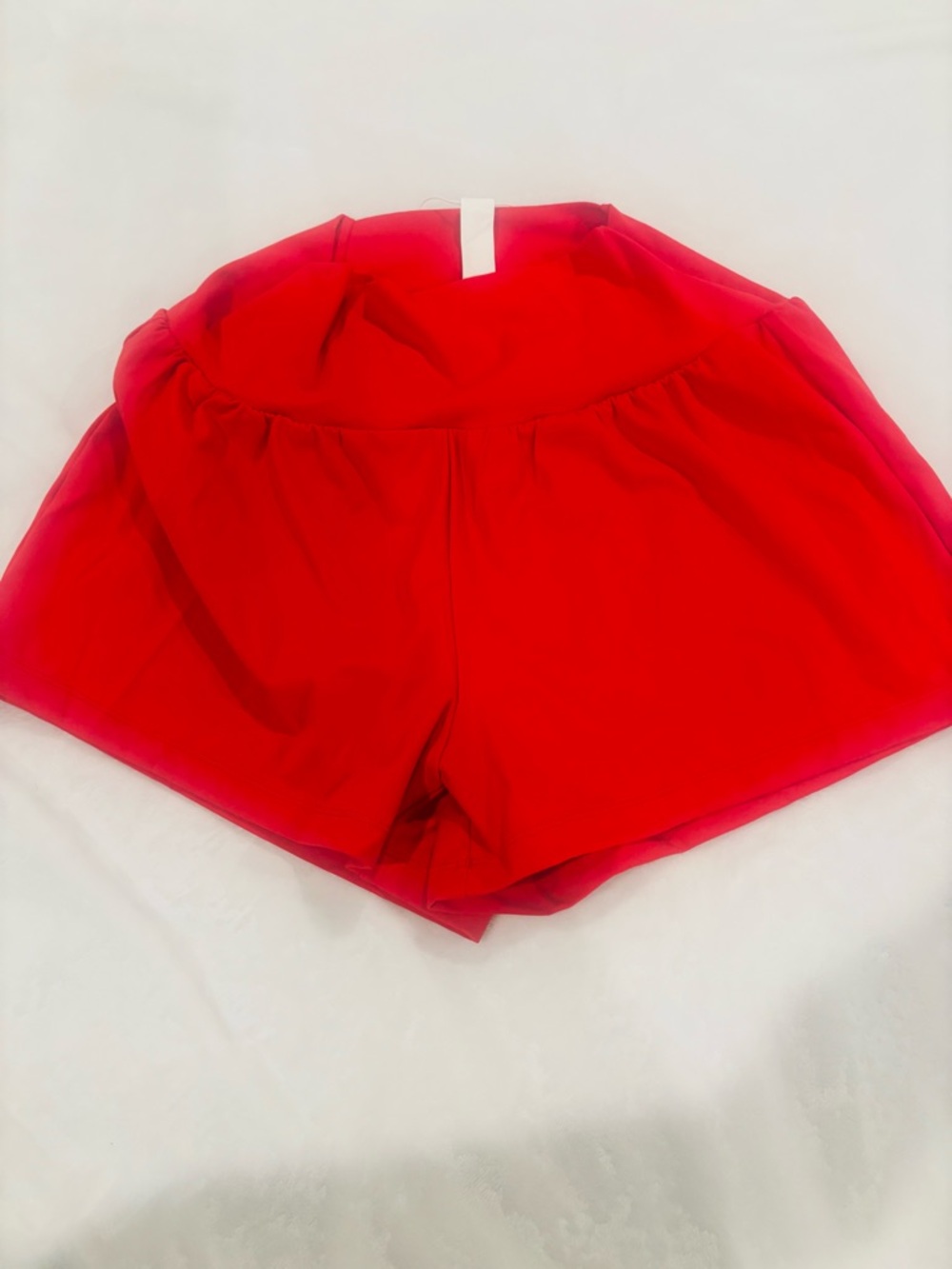 Women's Red Athletic Shorts